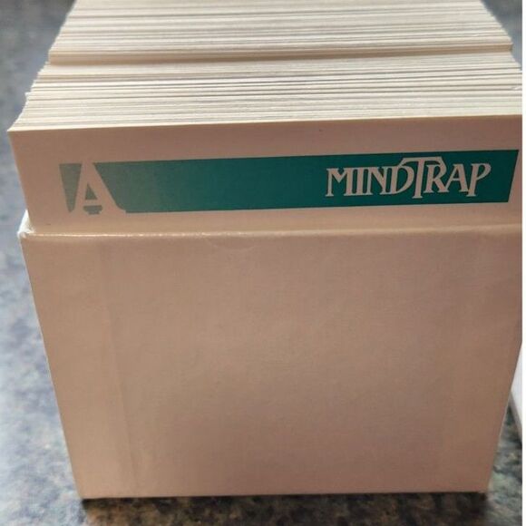 1991 Vintage MindTrap Card Game Will Challenge the Way You Think Ages 12 and Up - Picture 11 of 11